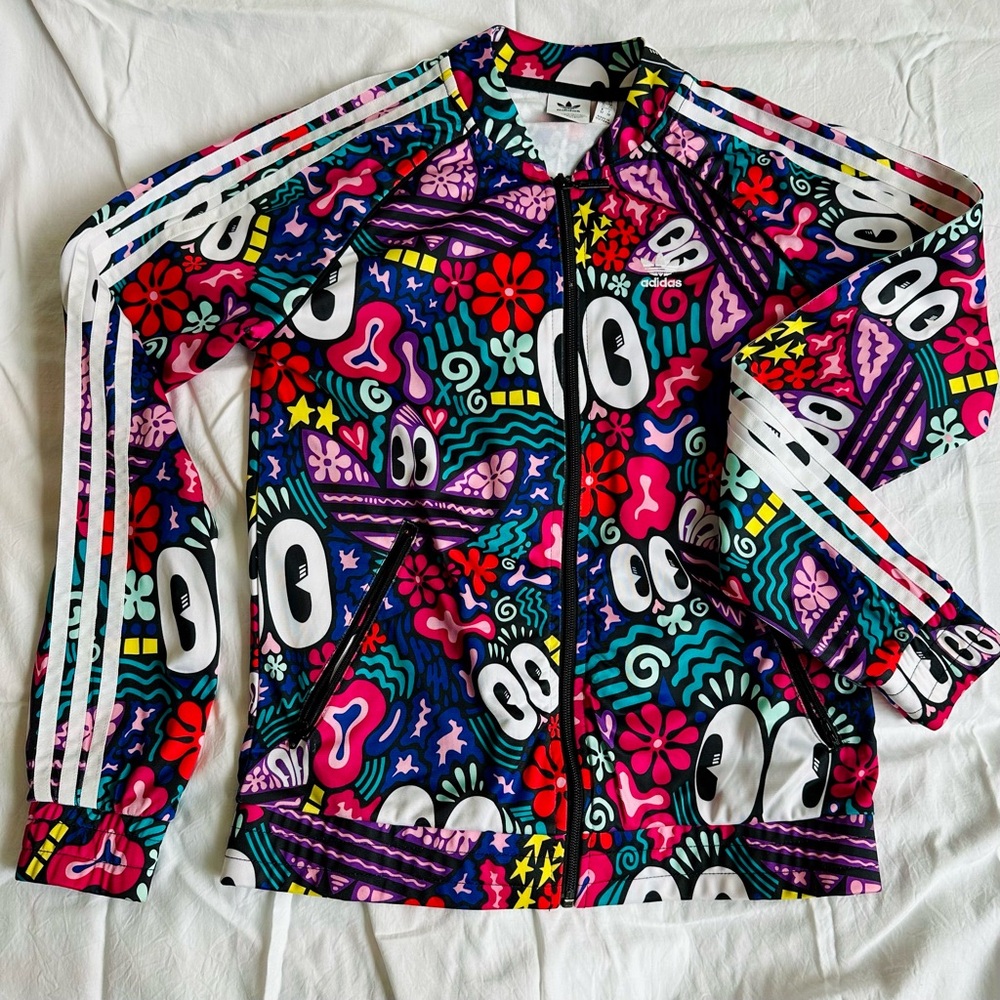 adidas Originals Women's Super Star Track Jacket, Multi, X-Small